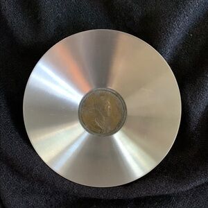 Stainless souvenir trinket dish/bowl